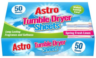 Astro Tumble Dryer Sheets 50Sheets