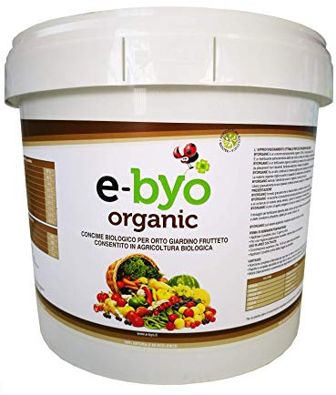 e-byo Organic concime Biologico per orto Giardino frutteto conf.4,5 kg.