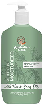 Australian Gold After Sun Body Lotion | Hemp Seed Oil Moisturizer, 16 Fl Oz