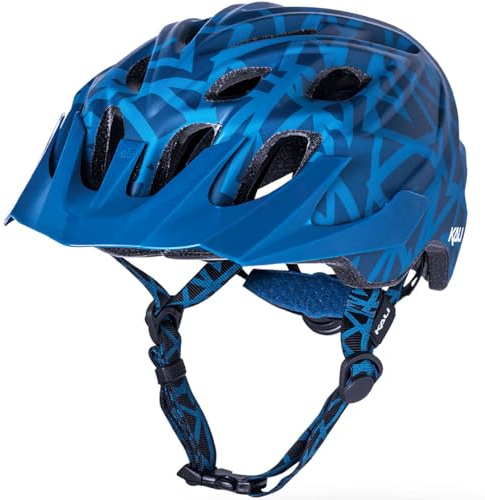 Kali Protectives Chakra Youth Plus Bicycle Helmet; Mountain in-Mould Mountain Bike Helmet for Kids Equipped with an Integrated Visor; Dial Fit Closure System; with 21 Vents