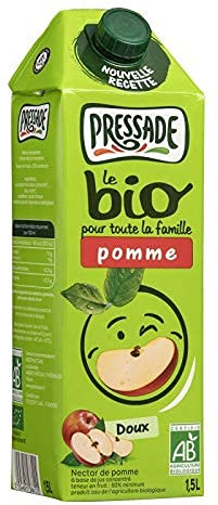 PRESSADE - Nectar Bio Pomme 1.5 L - ( Lot De 4 )