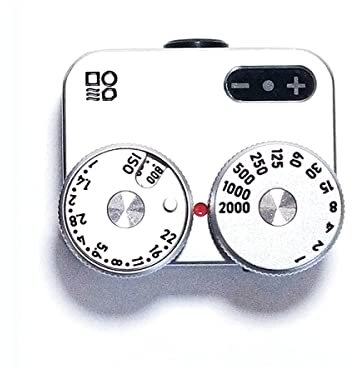 DOOMO MADE Light Meter, Meter D，Shoe Mounted Meter for Vintage Cameras(Chrome), Black-paint, Chrome