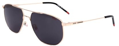 HUGO HG 1207/S Brille, Gold, 58 für Herren, Gold