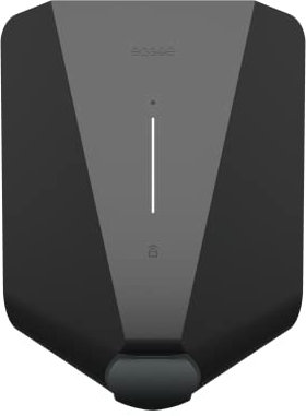 Easee 10523 One Electric Vehicle Charger 7.4kW Type 2, WiFi, free eSIM, OCPP, easy install indoor or outdoor, tethered or untethered at the touch of a button, Black, H: 256 x W: 193 x D: 106