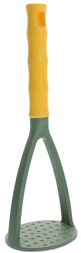 LIFKOME Household Potato Masher and Garlic Mincer Nylon Manual Crusher Kitchen Tool for Vegetables Fruits Black