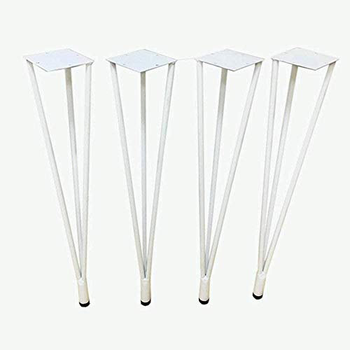 DuBom Gambe del tavolo gambe del tavolo in ferro, gambe del tavolo, gambe di supporto, tavolo da bar, gambe del tavolo, telaio da scrivania, tavolino da caffè, treppiede dorato verniciato al computer