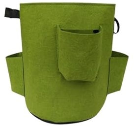 Vertikaler Garten Pflanztasche Gartenarbeit Growing Planter Fruit Grow Bag mit Griff Gemüse Obst Pflanzentaschen Gartengeräte Gartentöpfe Pflanzbeutel (Color : Grow pots 5 gallons-02)