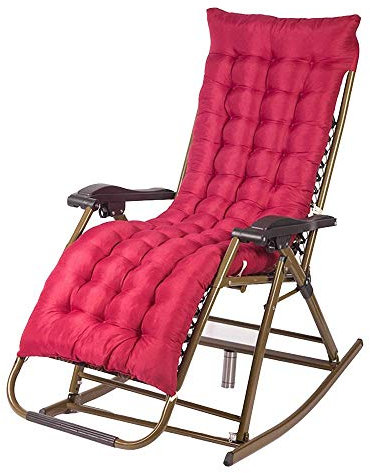 GLOBEXSS Sonnenliegen, Terrassenliegestühle, Loungesessel, Schaukelstuhl, Mittagspausenstuhl, lässiger Stuhl für alte Männer, Schaukelstuhl, Balkonliegestuhl, Klappstuhl für Erwachsene
