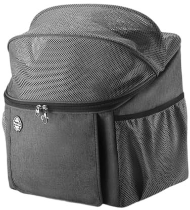 JISADER Fahrradkorb für Hunde, Haustier Rucksack für Reisen, Sightseeing, Radfahren