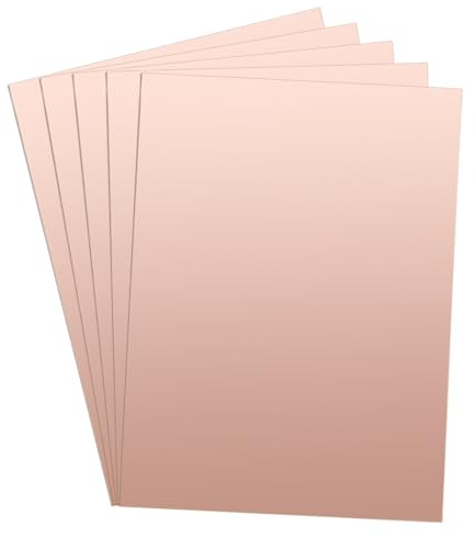 QUARKZMAN 5Stk 200x150mm Kupfer Kaschiert Laminat PCB Leiterplatte FR4 | Doppelseitig, 2mm Dicke, Basteln Prototyping, Leiterplatte