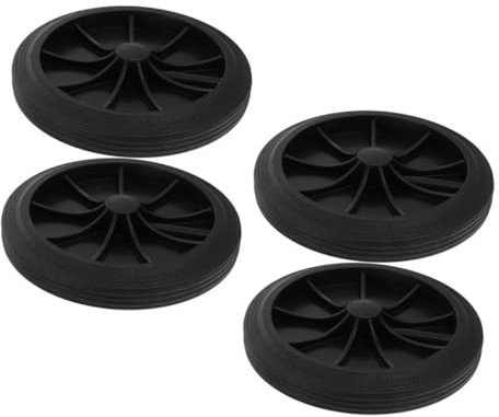 Hemobllo 4pièces Roues De Rechange pour Poubelle Lot de roulettes pour Conteneur à Déchets Déplacement Silencieux Et Fluide