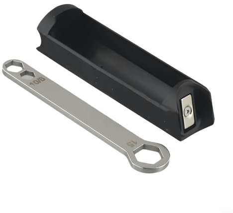 Jumplushion Cassetta degli attrezzi nascosta per bicicletta, borsa interna per telaio della bicicletta, set di manutenzione in plastica e metallo, con chiave inglese, supporto compatto per modelli A/C