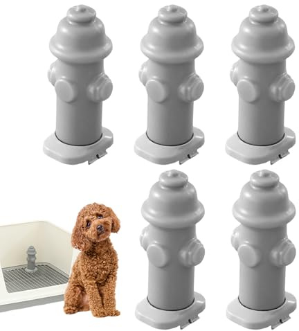 Pipì per cani in finta pelle per i vigili del fuoco per interni | Pali di urinazione per interni per ragazzi | Accessorio realistico per cani come decorazione da giardino per cuccioli con funzione