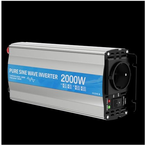 Onda Sinusoidale Inverter Per Auto Convertitore Da Cc A Ca 5000W 6000W Convertitore Sinusoidale 24 V 230 V Convertitore Da 12 V A 220 V Convertitore Corrente(2000W-24V-220V)
