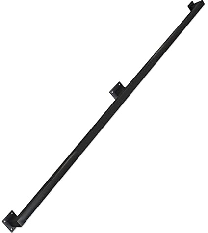 Ringhiera per scale in ferro battuto nero – 5 m tubo quadrato design iling per interno/esterno gradini corridoio mansarda – & elegante soluzione di sicurezza
