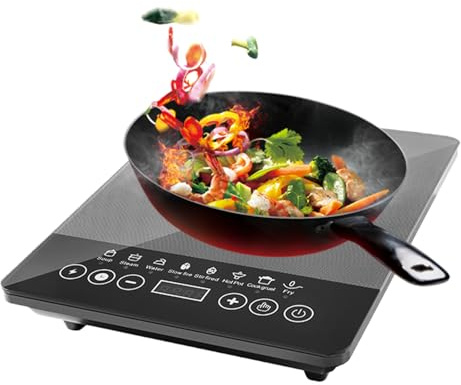 Piano Cottura a Induzione,Fornello Portatile a Induzione 220V | Elettrodomestico per Casa Ufficio Cucina Appartamento Viaggio