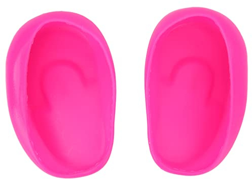 Brrnoo Copri Orecchie per Doccia, 10 Pezzi Protezioni per le Orecchie in Silicone Leggero Copri per Tappi per Coloranti per Doccia per e Uso in Salone
