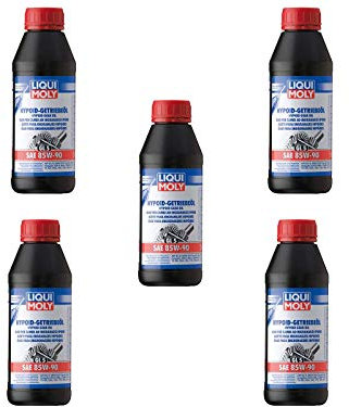 5x Original Liqui Moly 500ml Hypoid-Getriebeöl (GL5) SAE 85W-90 Gear Oil 1404