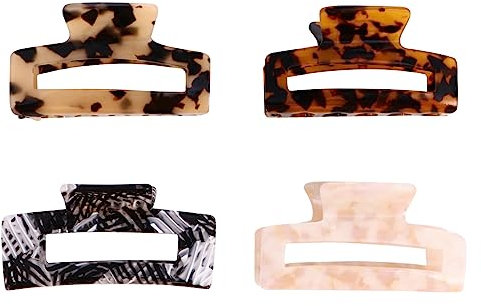 Beaupretty 12 Pièces Pince En Acétate Clips De Mâchoire De Griffe De Cheveux Grosse Griffe De Cheveux Pince à Cheveux Griffe De Épingle à Cheveux Ancien Feuille D'acétate Fille