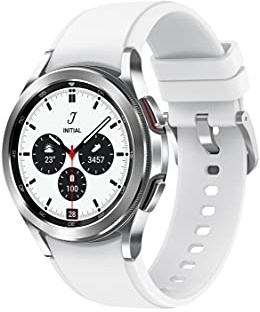 SAMSUNG Galaxy Watch 4 Classic (42mm) - Smartwatch Silver (Renewed)