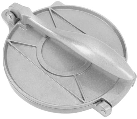 Metal Tortilla Press, Small Size Compact Tortilla Maker with Heat for Hand Cakes and Pancakes Aluminum Alloy Kitchen Tool