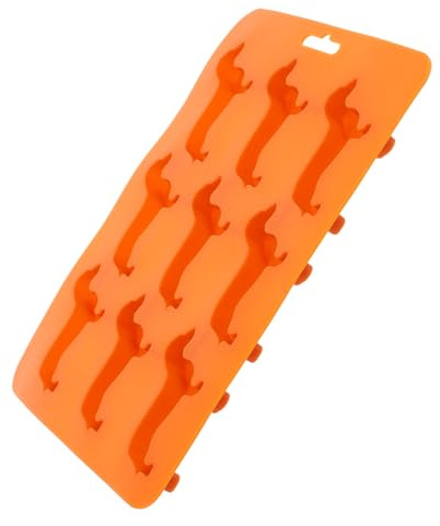 Cabilock Silikonform in Hundeform Dackel-ornament Eisformen Für Feiertagsveranstaltungen Silvester