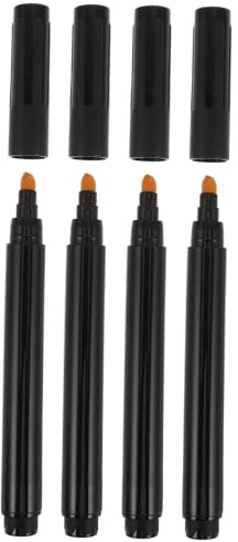 TEHAUX 4pcs Currency Checker Pen Chisel Tip Accurate Cash Detector for Authenticity Verification Portable and User-friendly Money Testing Tool