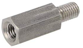 10X 2413X25 Distanzmuffe mit Gewinde Innengew: M8 25mm Außengew: M8 DREMEC