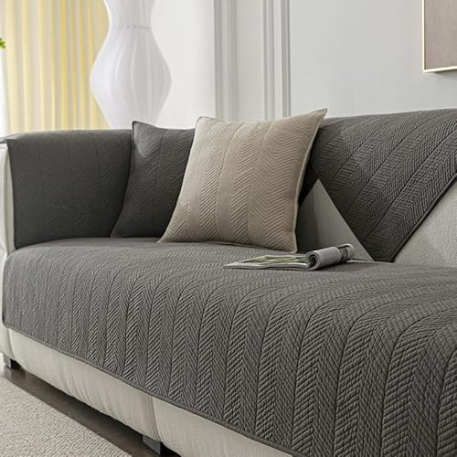 WYJHNLBEDC Sofa/Couch überzug/überwurf, Sofa überwurfdecke | Baumwolle Sofabezug L Form/U Form/Ecksofa 3/2/1 Sitzer, Sofaschutz Hund Kratzschutz Katze