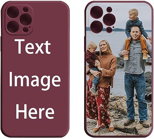 Personalisierte Handyhülle für iPhone 17 16 15 14 13 12 11 Pro Max X XR XS Max 6 6S 7 8 Plus SE 2020 maßgeschneiderte Flüssigsilikonhülle – Machen Sie Ihre eigene schützende Hybrid-Handyhülle