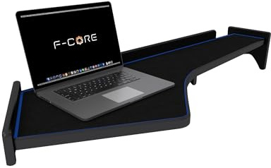 F-CORE Tablettes Tableau de Bord Camion compatibilité pour Ford F-Max 10.18- Double Bleu