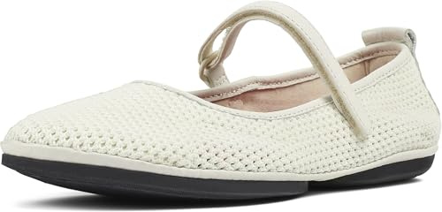 Camper Women's Right Nina K201402 Ballerina Shoes, White Natural 007, 9 UK