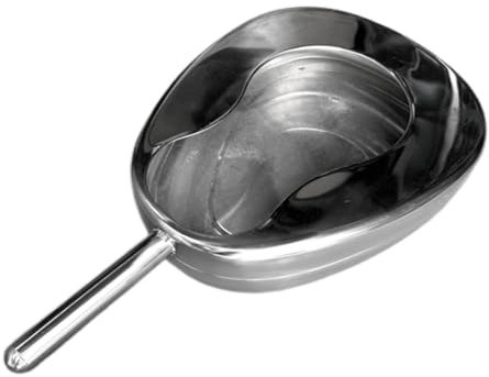 Generic Bassin de Lit pour Seniors, Récipient Pratique, Grande Capacité, Portable avec Poignée, Sans Couvercle