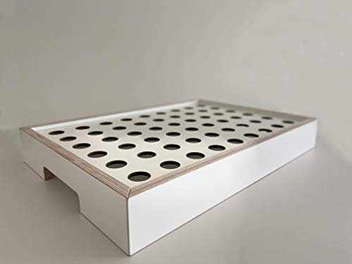 Abendmahl-Kelch-Tablett für 54 Einzelkelche, Maße (BxTxH): 60 x 41,5 x 8 cm