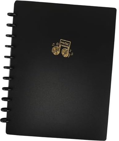 Warmhm Klavierbuch-aufbewahrungshalter Notenbuch Für Chorband Gitarre Notenordner 20 Blatt A4
