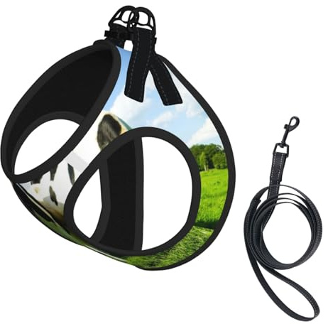 Manger des Vaches dans Les pâturages d'été,Harnais pour Animaux de Compagnie, Harnais réfléchissant réglable pour Chien,M