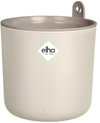 elho Happy Herbs 14cm Blumentopf - Linen White