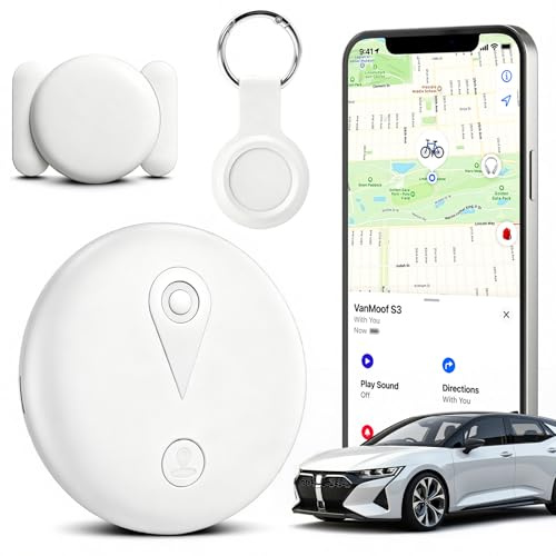 Mini GPS Tracker magnetico – localizzazione del veicolo senza costi mensili, tracker GPS in tempo reale con app per smartphone per Android e iOS, GPS Auto Tracker, per auto, biciclette, bagagli