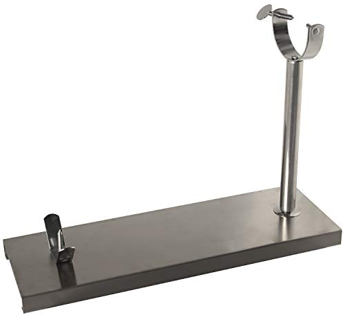 DRW Jamonero de Metal de Acero Inoxidable 49,5x16,5x34cm