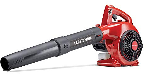 CRAFTSMAN Gas Powered Leaf Blower, Handheld Gas Blower, 180MPH, 25cc, 2-Cycle (B215)