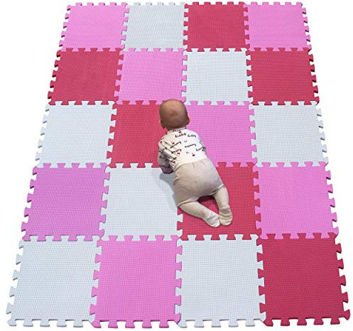 YIMINYUER® 20 Pezzi (30cm×30cm×1cm Ogni Pezzo), Tappetini Puzzle, Bambini Tappeto Gioco, Matrice Tappezzi Puzzle, Gioco Ragazzi R01R03R09G301020