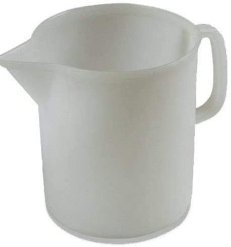 Plastime - Jarra graduada suave, color blanco, 2 unidades de 3 litros