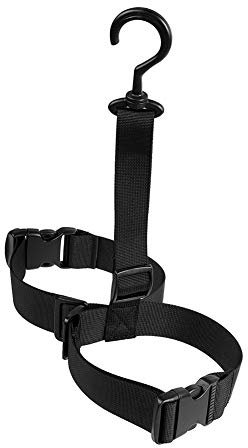 DZAY Verstellbare KleiderbüGel FüR Wathose Watstiefel Stiefel,Schuhhalter Haken Mit Spanngurt Zum AufhäNgen Von Wathosen Und Stiefeln,Wathose Anglerhose Hose GüRtel FüR Trocknen Wathose