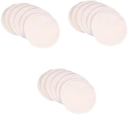 Toyvian 18pezzi Coppette Assorbilatte Lavabili Bambù Protezione Anti-galattorrea Assorbenza Elevata e Design Discreto Per Comfort Ottimale Durante Allattamento
