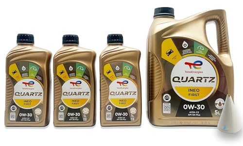 8 L Total Quartz Ineo First 0W-30 | passend für | PSA B71 2312 | PSA B71 2302 | 8 Liter | Motoröl | Motorenöl | mit Trichter | weitere Empfehlungen siehe Artikelbeschreibung