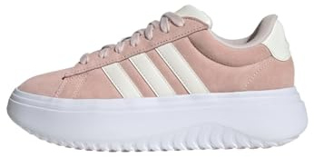 adidas Women's Grand Court Platform Schuh Wonder Quartz/Off White/Cloud White 37 1/3
