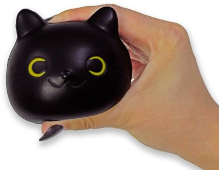 Winkee - Stressball Katze - Lustiger Antistressball für Erwachsene, Knetball, Quetschball, Stressabbau-Spielzeug, Stressball lustig, Anti Stress Ball Toy, Geschenkidee an Weihnachten, Geburtstag