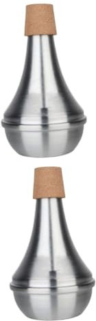 ibasenice 2stücke Trompeten Dämpfer Aus Kork Leicht Und Installieren Für Ruhige Übungseinheiten Geräusche Für Anfänger Und Fortgeschrittene