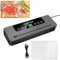 Vacuum Sealer Machine with 10Pcs Seal Bags, 6-in-1 Compact Vacuum Food Sealer, 60Kpa Suction, Built-in Cutter, Dry & Moist Modes for Keep Meat Vegetables Snacks Fruits Grains Fresh, Easy to Operate