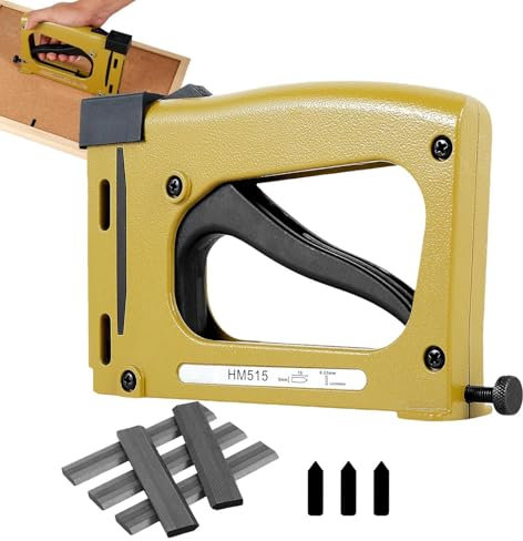 Agrafeuse de cadre photo | Outil d'encadrement à point réglable | Agrafeuse à main pour cadres photo et panneaux | Outil d'encadrement manuel avec 1000 points